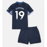 Tottenham Hotspur Ryan Sessegnon #19 Auswärts Trikotsatz Kinder 2023-24 Kurzarm (+ Kurze Hosen)